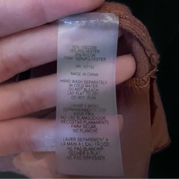 Sioni Milano Brown Sweater with Ruffle Collar Size:L great condition - Picture 8 of 8